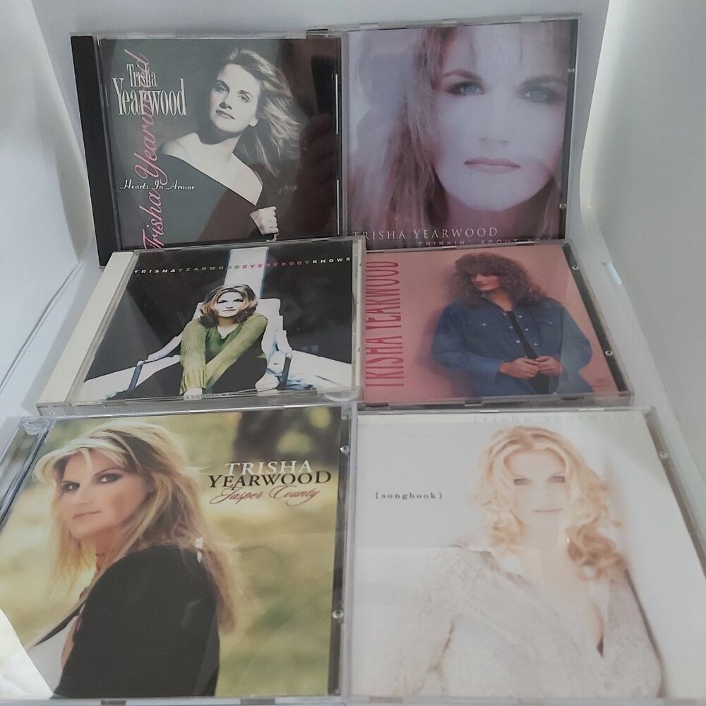 Trisha Yearwood Music Lot of 6 Audio CDs Cases in Good Condition